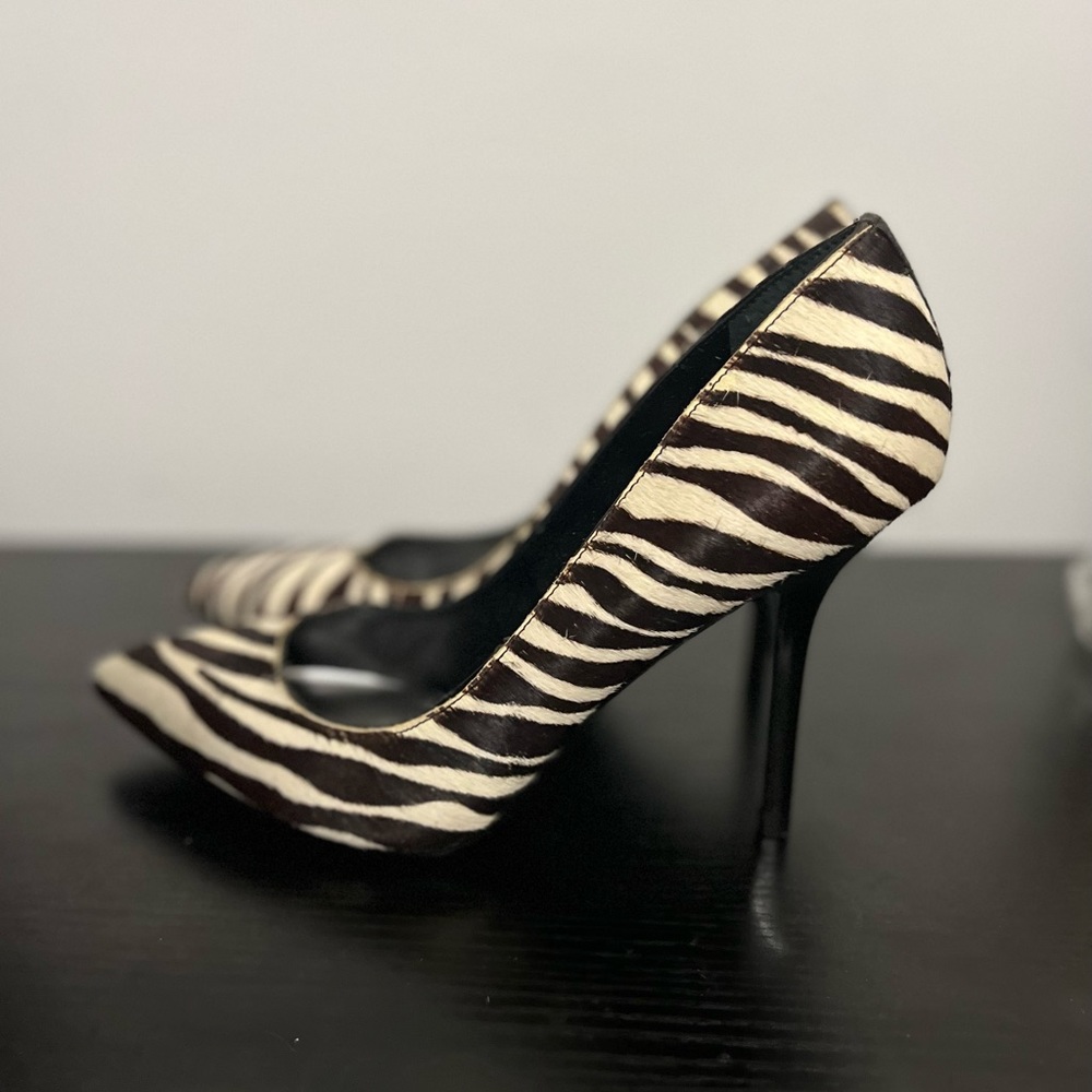 Zebra Print high heels